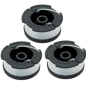 LBK 0.075"" spoel voor BLACK+DECKER snaartrimmers (vervangende autofeed spoel), compatibel met BLACK+DECKER AF-100,3-Pack