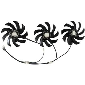 3 stuks/set, FDC10H12S9-C, GPU VGA-koeler, videokaartventilator, voor XFX RX 6700 XT, voor 6700XT 12GB voor Speeder SWFT 309