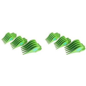 2 Set van 3 Stuks Tondeuse Limit Kammen 32mm 38mm 51Mm Snijden Guard Attachment Groen