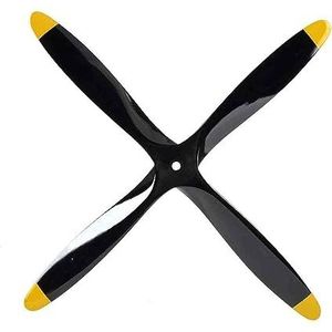 IWBR 4 Blades Houten Propeller 13x8 14x8 15x8 15x10 16x8 18x8 18x10 20x10 20x12 22x8 22x10 for RC Fixed Wing Vliegtuig Model (Size : 16x6)