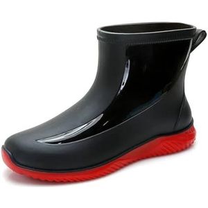 Wjnvfioo Regenlaarzen voor heren en dames, antislip, slijtvast, outdoor, waterveiligheid, waterdichte schoenen