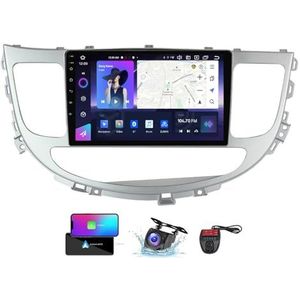Android 13 Autoradio 9 Duim Touch Display Voor Hyundai Rohens Genesis 2008-2013 Met Carplay Android Auto/GPS/4G WiFi/FM RDS DAB+/Buletooth 5.0/Bediening op het stuur + Camera en DVR(NF-5)