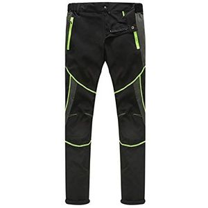 Wandelbroek Heren Zip Off Stretch Werkbroek Heren Lichtgewicht en Sneldrogend Grote Broek Waterdichte Windschermen Broek met Zakken Comfortabele Fit Lounge Broek Outdoor, Groen, L