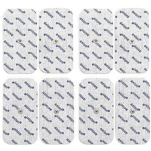 8 axion elektroden/pads, 100x50 mm – verenigbaar met EMS- en TENS-apparaten van Sanitas & Beurer