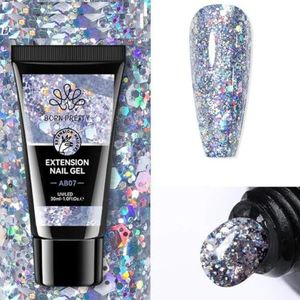 Born Pretty - Polygel - 30 ml - Polygel producten - Polygel wit - Polygel roze - Polygel glitter - Polygel nude - Extension gel - Builder gel (BP07, 30 ml)