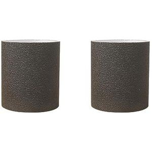 2 set van 1 rol zool stickers rubber zelfklevende anti-slip voor hoge hakken zwart, 100 x 10 cm