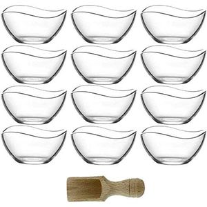 Lav 12-delige glazen schalen Vira 310 ml kommen dessertkom voorgerecht glas glazen glazen