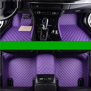 Vrachtmatten Custom Car Floor Mat For Jeep For Wrangler Custom Foot Parts Leather Panel Liner Carpet Rug Interior Accessorie(Color11)