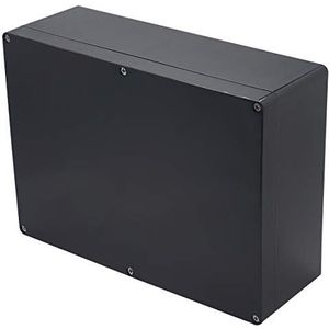 Otdorpatio Project Box IP65 Waterdichte aansluitdoos ABS Plastic Zwarte Elektrische Dozen DIY Elektronische Project Case Power Behuizing 11,42x8,27x3,94 inch (290x210x100 mm)