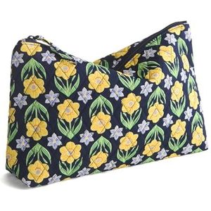 Vera Bradley Dames Premium Katoen Grote Pouch, Narcissen, Narcissen