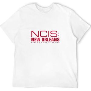 Ncis New Orleans Logo Adult T-Shirt White L