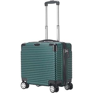 Harde bagage Handbagage 16-inch instapkoffers Duw en trek vrij kleine draagbare koffers met wielen Anti-drop koffer Soepel in gebruik