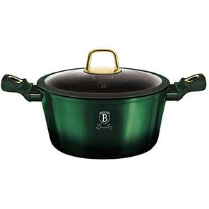 Berlinger Haus 6059 - Braadpan met titanium coating - 28 cm - met deksel - Emerald Collection