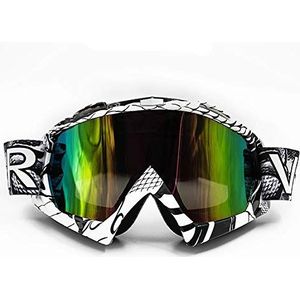 YIOSOA ATV Goggles Dirt Bike Off Road Motocross Motorcycle Motorbike Safety Glasses Anti UV Anti-Scratch Dustproof Windproof Cycling Racing Riding Skiing for Men Women Kids Adults QL036-Tinted KG3