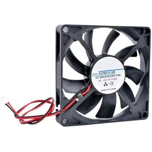 1 ventilator ACP8015 8 cm 80 mm 80 x 80 x 15 mm DC 5 V 12 V 24 V 2-polig voor routerchassis, voeding, oplader, omvormer (5 V SLEEVE_FIXED KLEOR)