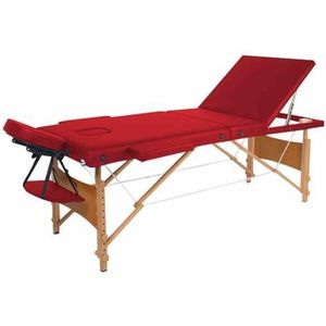 CQCCQ Draagbare opvouwbare schoonheidsmassagebed, origineel punt fumigatietherapiebed, in hoogte verstelbaar drievoudig tatoeagebed, geschikt for spa-salon(Color 6,180x60x51-72cm)