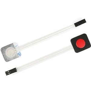 OUMIFAND 1 stks/5 stuks membraanschakelaar toetsenbord 1 sleutel matrix membraanschakelaar rood groen grijs geel toetsenbordbord (kleur: rood, maat: 5 stuks)