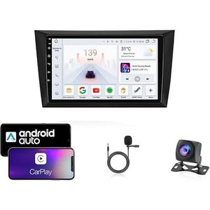 9 Inch Autoradio Compatibel voor Volkswagen Golf 6 2008-2016 met GPS Navigatie CarPlay Android Auto Acht-Core 4G Bluetooth WiFi MirrorLink Stuurwiel Afstandsbediening(T5 8 Core 4G+Wifi 6G+128G)