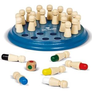 Dal - Kleurrijk geheugenspel met houten dobbelstenen voor kinderen vanaf 6 jaar
