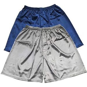 Heren Satijn Boxers Shorts Pack Ondergoed