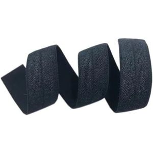 15mm effen kleur glanzende vouw over elastische FOE satijnen band kinderen haar stropdas haarband kanten jurk naaien 5/8""-S81-10Yard 15mm