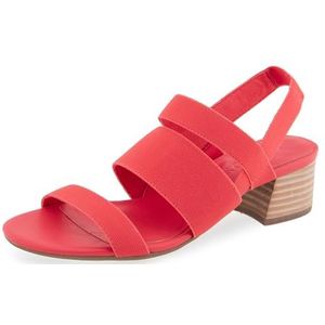 Aerosoles Chara sandaal met hak voor dames, Koraal Elastische Stof, 39 EU