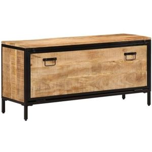 XGWKCNV Meubels select-Schoenenkast 110x35x53 cm Massief Ruw Hout Mango