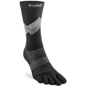 Injinji - Run Lightweight Crew - Teensokken - Grijs