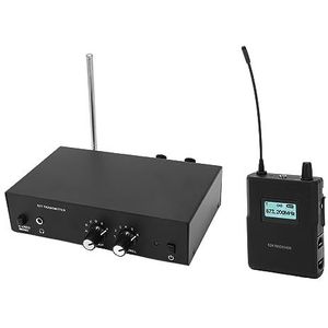 Draadloos Monitorsysteem, Anti-interferentie, Stabiele Stereo, 3,5 Mm Poort, LCD-scherm, voor S2T 526-535Mhz (EU-stekker)