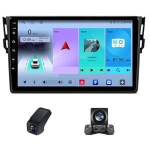 Draadloze Carplay Android 14 Autoradio 2Din 9inch autoradio geldt voor Toyota RAV4 3 XA30 2005-2016 met Android Auto GPS-navigatie 9 inch met Bluetooth FM-radio/Achteruitrijcamera(X1)