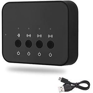 Audio Bluetooth-adapter, 3,5 Mm Bedrade Draadloze Stereo Bluetooth 4.0 Audio-adapter Muziekuitwisselingsapparaat 1 in 3 uit Draadloze Splitter