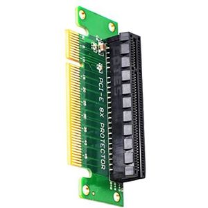 WLGQ PCIE X8 Mannelijk naar Vrouwelijk Riser Card, PCI Express PCI-E 8X Links 90 Graden Adapter, Geschikt voor Server, Desktop, Bitcoin Mining Machine Transfer