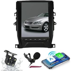 Android 15 Autoradio Navi voor T-oyota Reiz/Mark (2011) 12.1 ""Touchscreen Car Multimedia Player met draadloze carplay GPS-navigatie Bluetooth5.0 HIFI FM 5G-WiFi SWC DSP MIC,6g+128g