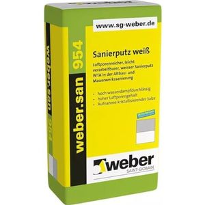 Weber - san 954 - Saneerpleister - Wit - 25 kg