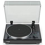 Thorens TD 102 A platenspeler, zwart, zwart hoogglans