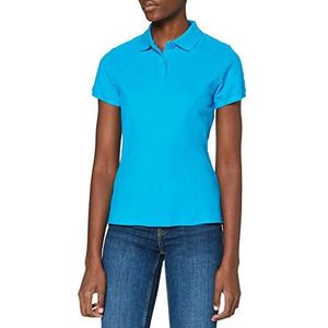 Fruit of the Loom Premium poloshirt voor dames, Azure, L