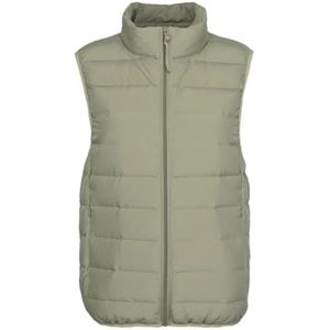 Niiyyjj Vrouwen Vest Uitloper Wit Eendendons Vest Ultra Licht Causaal Matt Mouwloos Warm Vest, EN8, L