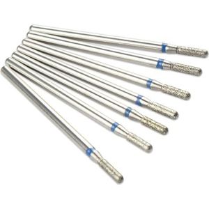 Een spijkerboor Set van 7 diamant nagelboortjes in multicolor(Gold)