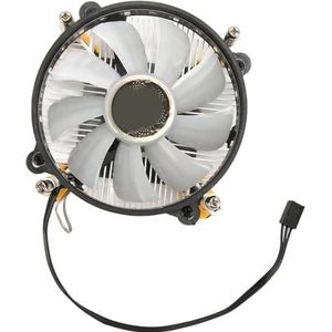 CPU-luchtkoeler, 3-draads Computerkoellichaam, Koper-aluminium voor Warmteafvoer van Desktopcomputers