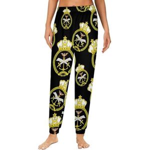 Brunei vlag logo dames pyjama lounge broek elastische tailleband nachtkleding broek print