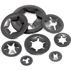 Stervormige tandborgringen, 10/50 stuks M2-M12 ringen roestvrijstalen ringen ringen(M3 50pcs)