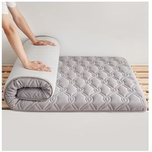 Natural Latex Mattress,Memory Foam Mattress,Full Size Mattress,Breathable and Soft Mattress,with Skin-Friendly and Breathable Fabric,Standard Size,(Gray,180 * 200 * 9cm/70.8 * 78.7 * 3.5in)