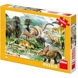 Dino Toys (DINR7) 343436 Dino Puzzel Life of Dinosaurs 100 XL, meerkleurig