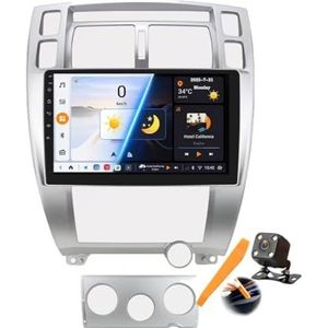 Wit,Y300S,Auto Stereo Android 15.0 Radio Sat Nav voor Hy-undai Tucson 2004-2009 GPS Navi 10'' Cartablet Multimedia Video Player FM BT Ontvanger met Carplay 4G 5G WiFi DSP SWC