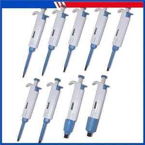 Micropipet, 5 stuks/partij Lab Verschillende Volume Mechanische Enkelkanaalspipet 0.1ul-10ml(0.1-2.5ul)