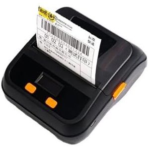 80mm 2in1 Printers Label & Ontvangstbewijs Commando Draagbare Draadloze Verbinding met Telefoon en Computer Mini Thermische Printer Papieren