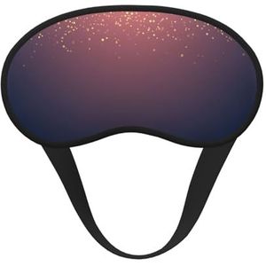 Marineblauwe hemel en sterren print, uniseks, verduisterend, slaapmasker, comfortabel oogmasker voor reizen, meditatie, slaap, reizen