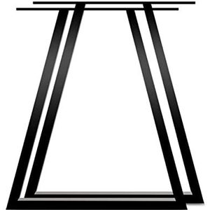 YUZDNM 2 stuks metalen tafelpoten - meubelpoten - bureaupoten, 71 cm hoge zware bureaupoten, met verstelbare poten metalen tafelpoten, eettafel poten doe-het-zelf meubelpoten (maat: 50 x 72 cm)