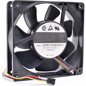LMNCBVYA High-Performance 24V Cooling Fan for 109R1224H1011, 12038 12cm Server Inverter Fan, 0.25A, 3-Wire Design