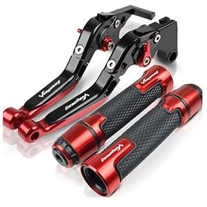 Motorcycle Brake Clutch Levers Handle Bar Grip Ends For HON-DA XL1000 XL1000V VARADERO XL 1000 1999-2013 (Color : L)